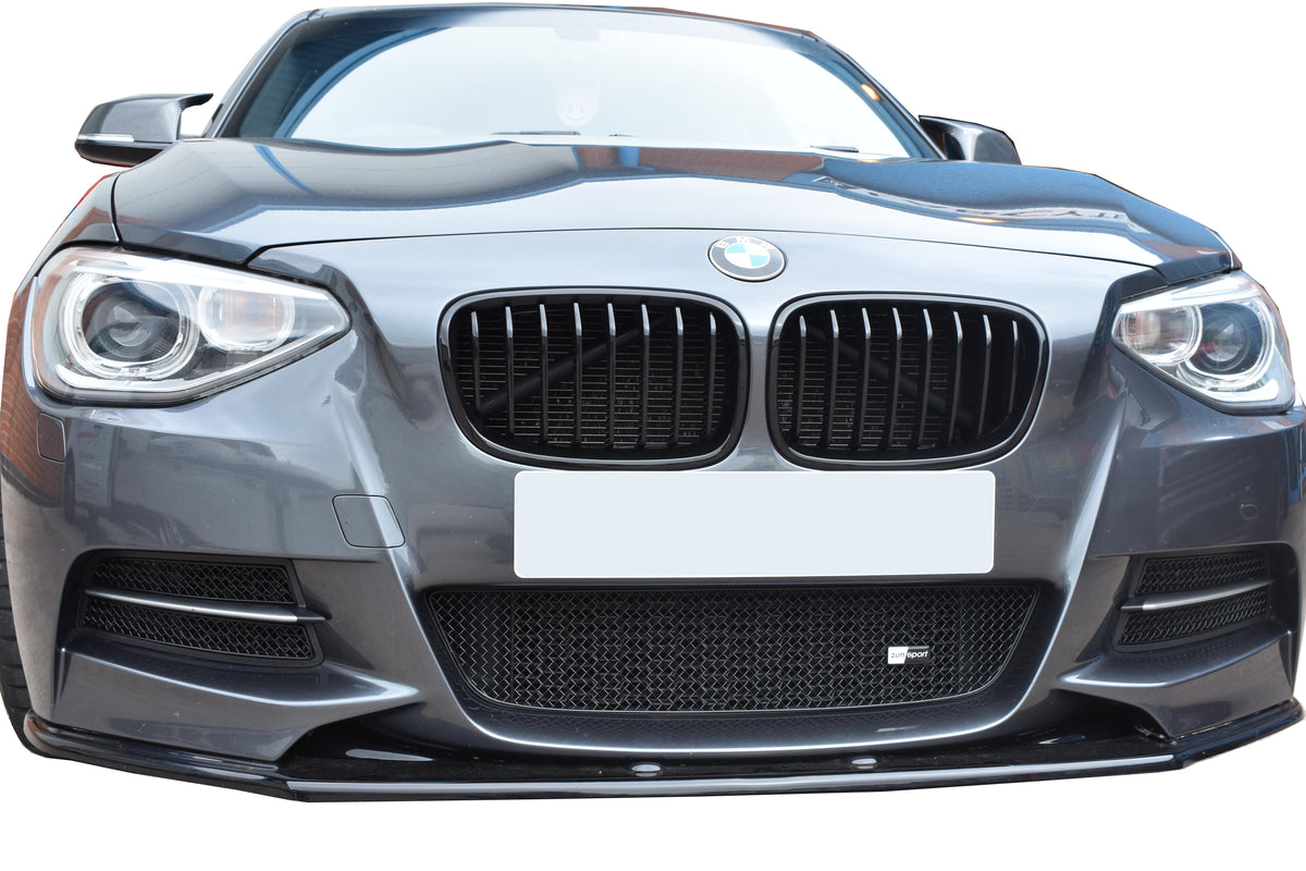 BMW M135i Zunsport Black Complete Front Mesh Grille Set - image 1