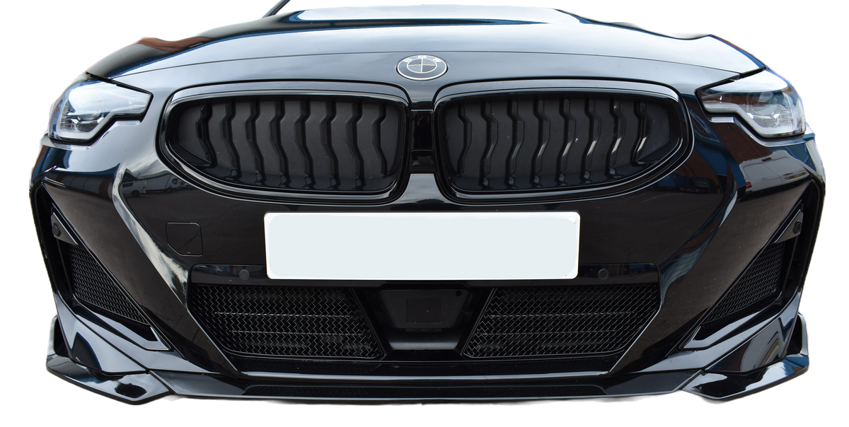 BMW M240i G42 Zunsport Black Front Mesh Grille Set - image 1