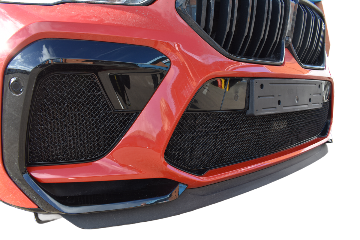 BMW X6 M G06 Competition Zunsport Black Front Mesh Grille Set - image 1