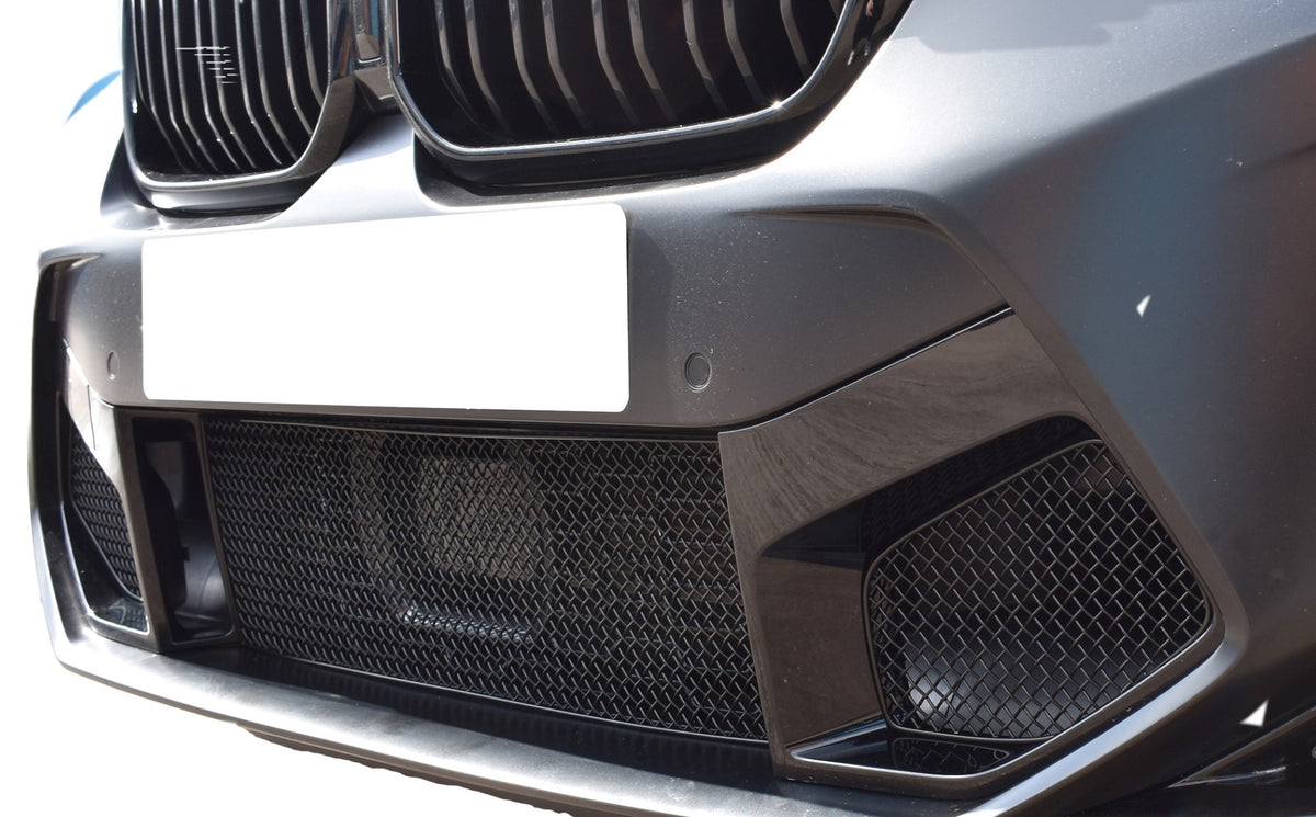 BMW X3 M X4 M Competition Zunsport Black Centre Front Mesh Grille Set - image 3