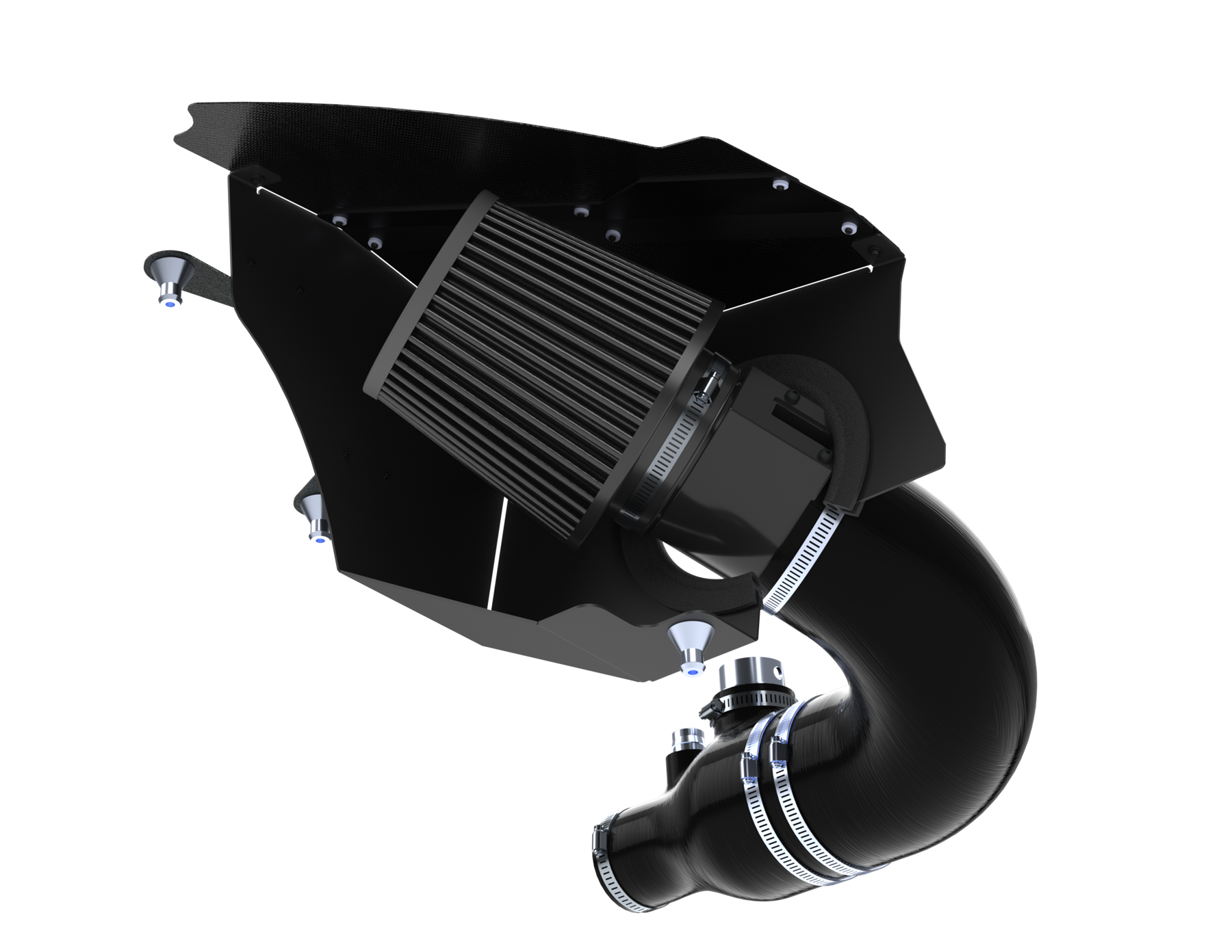 Pleated Intake Kit with Carbon Fibre Lid for BMW G Series 2.0 B48