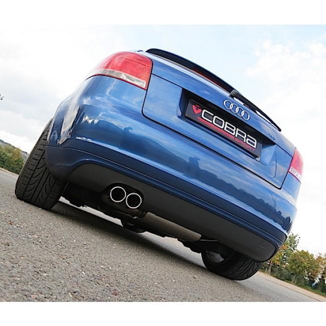 Audi A3 (8P) 2.0 TDI 170PS (2WD) (3 Door) Twin Tip Cat Back Performance Exhaust