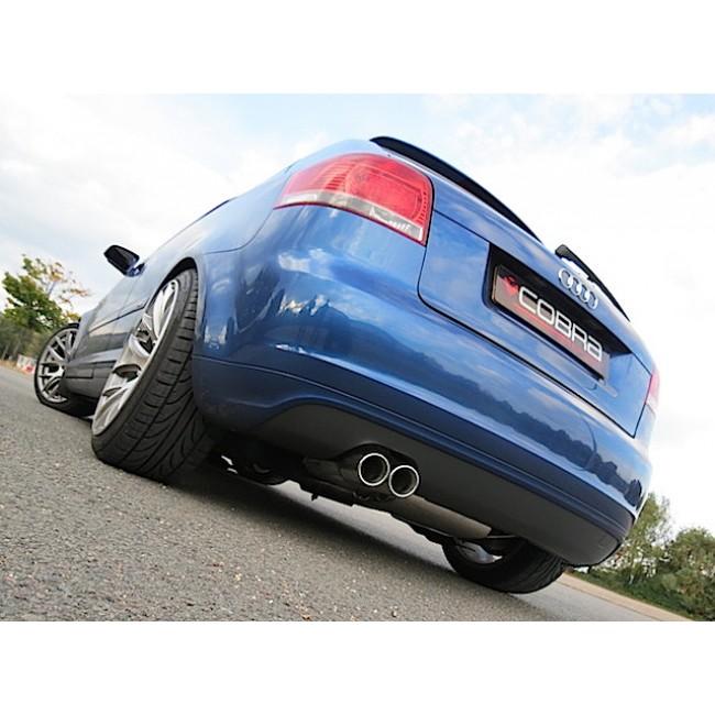 Audi A3 (8P) 2.0 TFSI 2WD (3 Door) Turbo Back Performance Exhaust