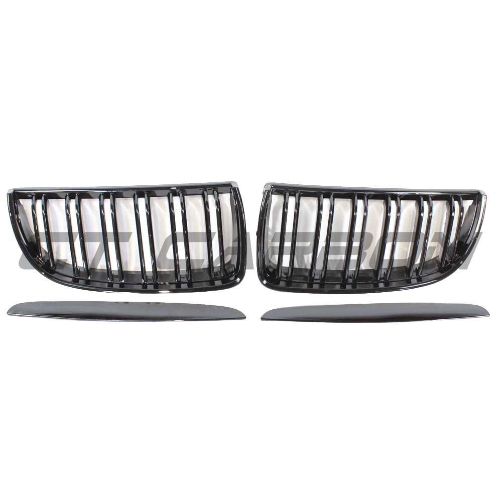 BMW E90 3 SERIES PRE-LCI DOUBLE SLAT BLACK GRILLES