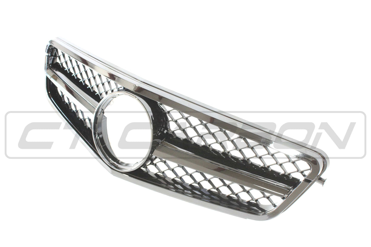 MERCEDES W204 C CLASS 2012-2015 GLOSS BLACK GRILLE