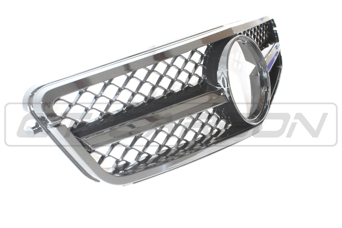 MERCEDES W204 C CLASS 2012-2015 GLOSS BLACK GRILLE