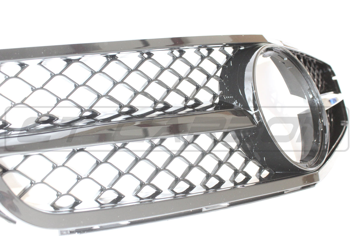 MERCEDES W204 C CLASS 2012-2015 GLOSS BLACK GRILLE