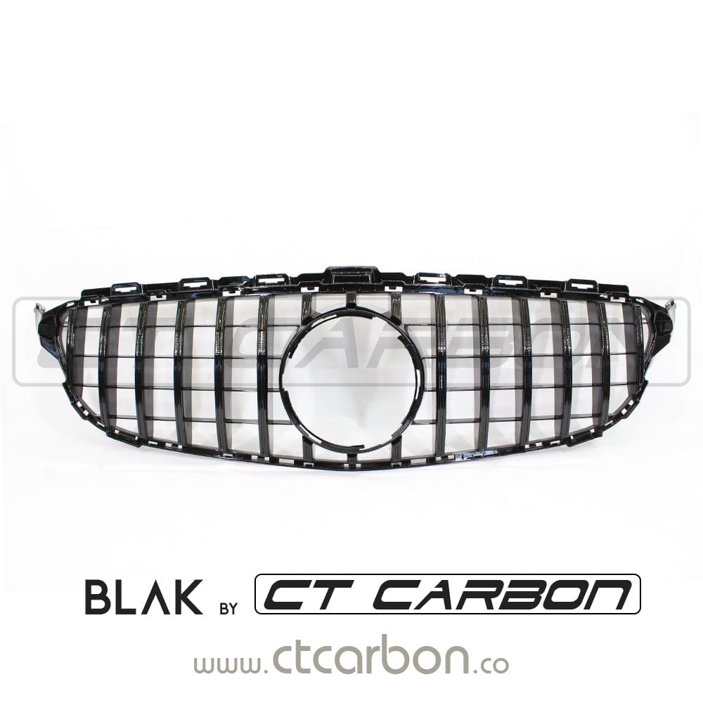 MERCEDES W205 C CLASS 2014-2018 BLACK GRILLE (WITHOUT CAMERA)