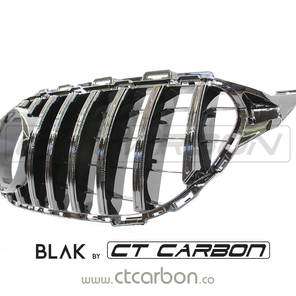 MERCEDES W205 C CLASS 2014-2018 BLACK GRILLE (WITHOUT CAMERA)