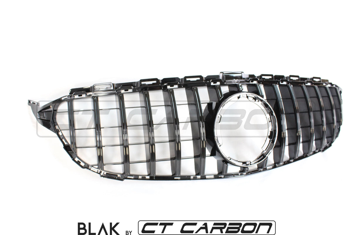 MERCEDES W205 C63 AMG 2014-2018 AMG GT BLACK GRILLE (WITH CAMERA)