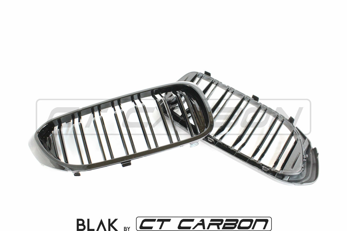 BMW M5 F90 / 5 SERIES G30/G31 DOUBLE SLAT BLACK GRILLES
