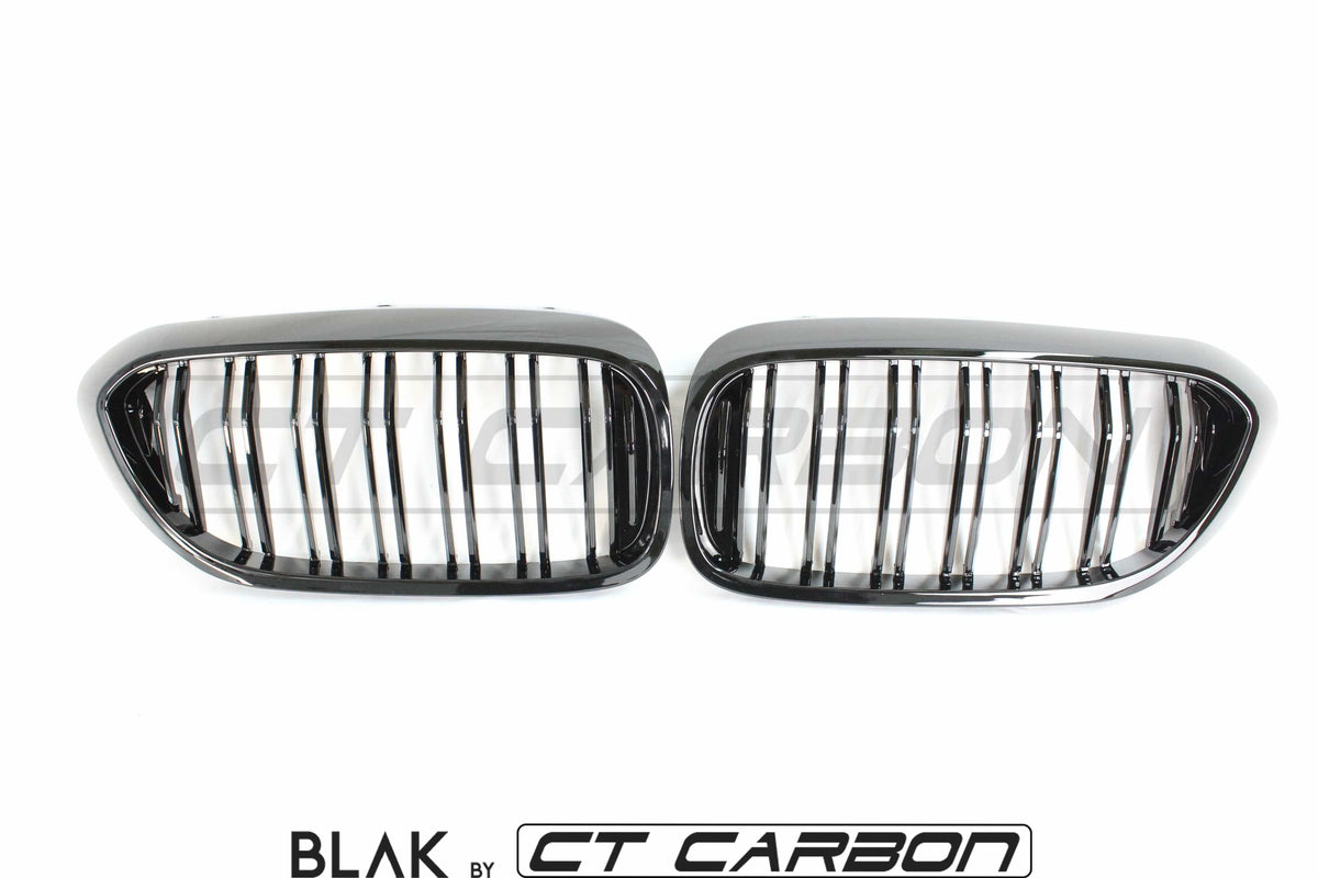 BMW M5 F90 / 5 SERIES G30/G31 DOUBLE SLAT BLACK GRILLES