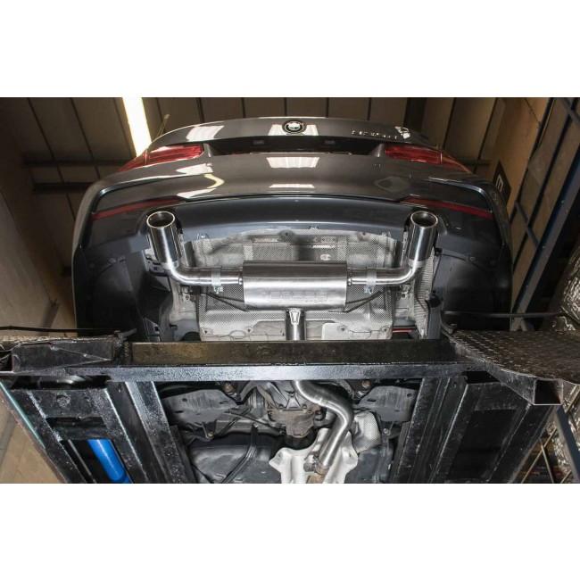BMW 335D (F30) Dual Exit 340i Style Exhaust Conversion