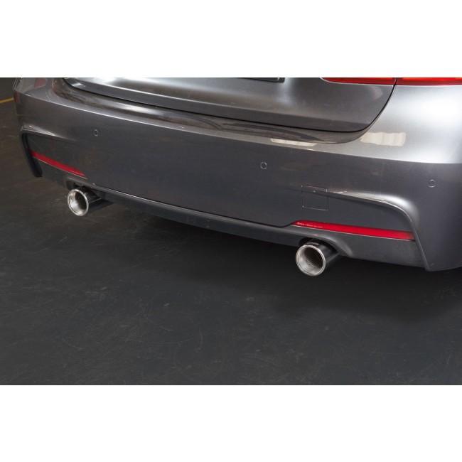 BMW 335D (F30) Dual Exit 340i Style Exhaust Conversion