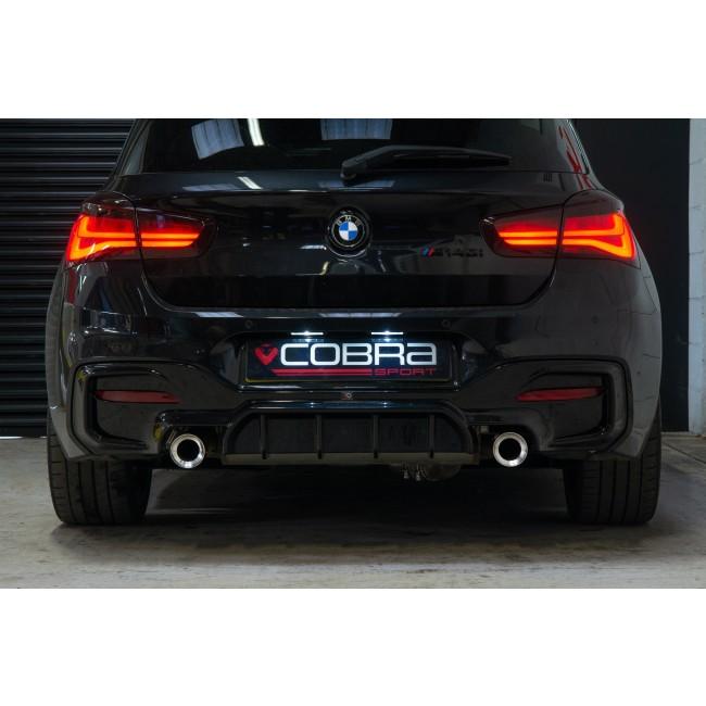 BMW M140i Exhaust Tailpipes - Larger 3.5" M Performance Tips - Replacement Slip-on OE Style
