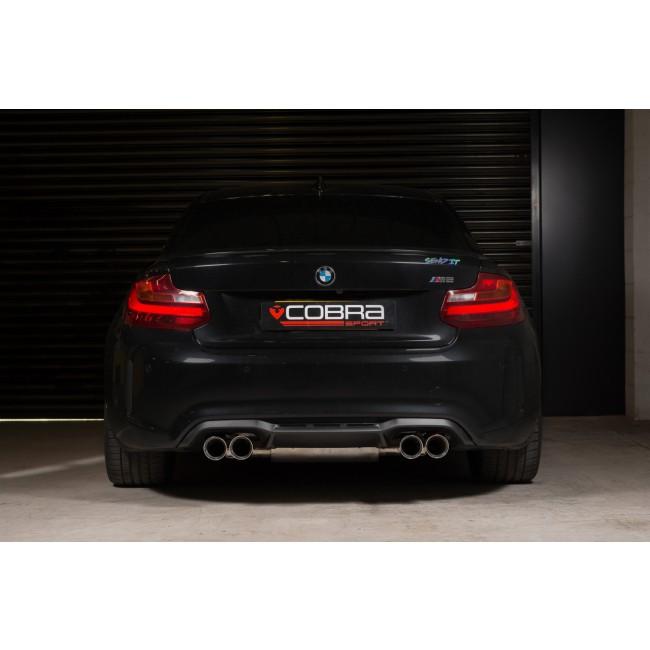 BMW M2 (F87) Coupe 3" Valved Cat Back Performance Exhaust