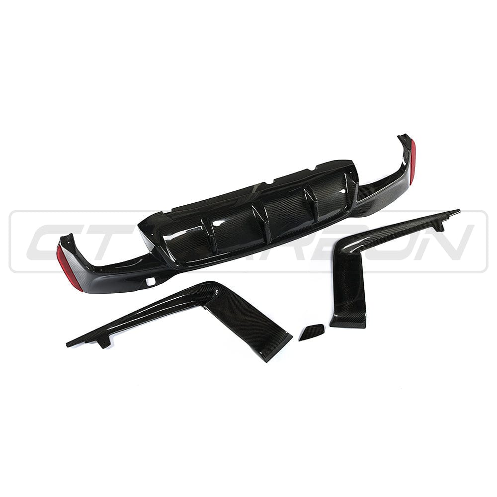 BMW F90 M5 PRE LCI CARBON FIBRE DIFFUSER - V2