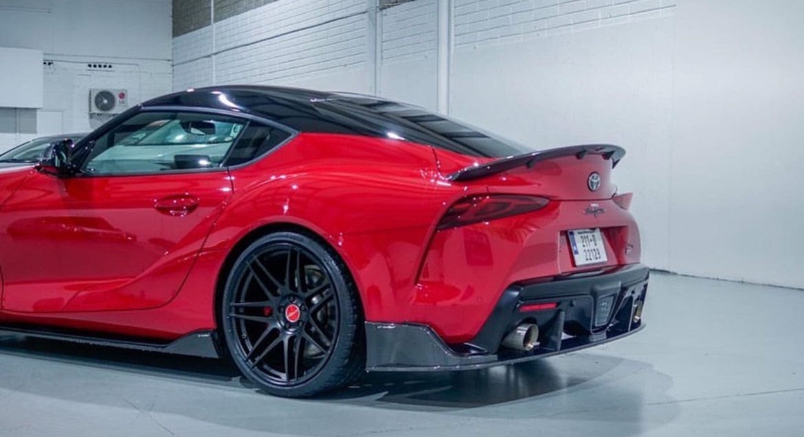 TOYOTA SUPRA 2019+ A90 CARBON FIBRE DIFFUSER - V1