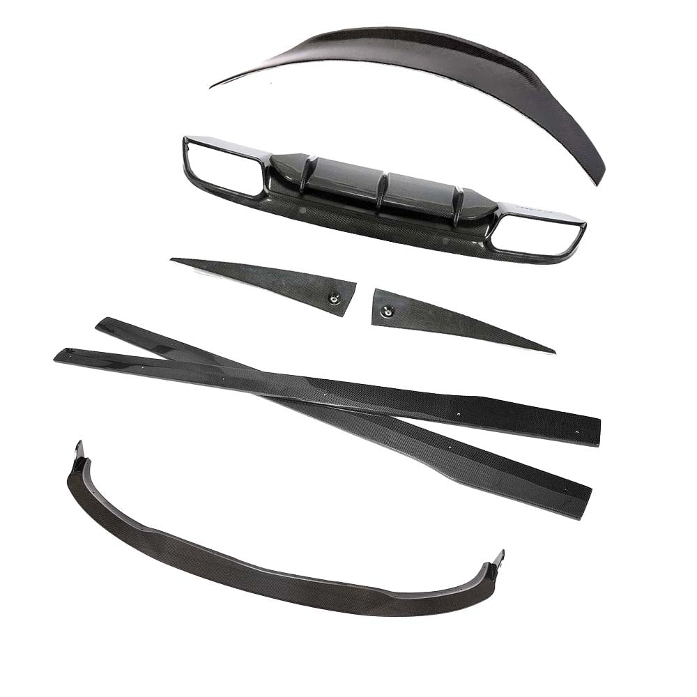 MERCEDES C63 W205 2015-2018 COUPE PRE-FACELIFT FULL CARBON FIBRE KIT - V3
