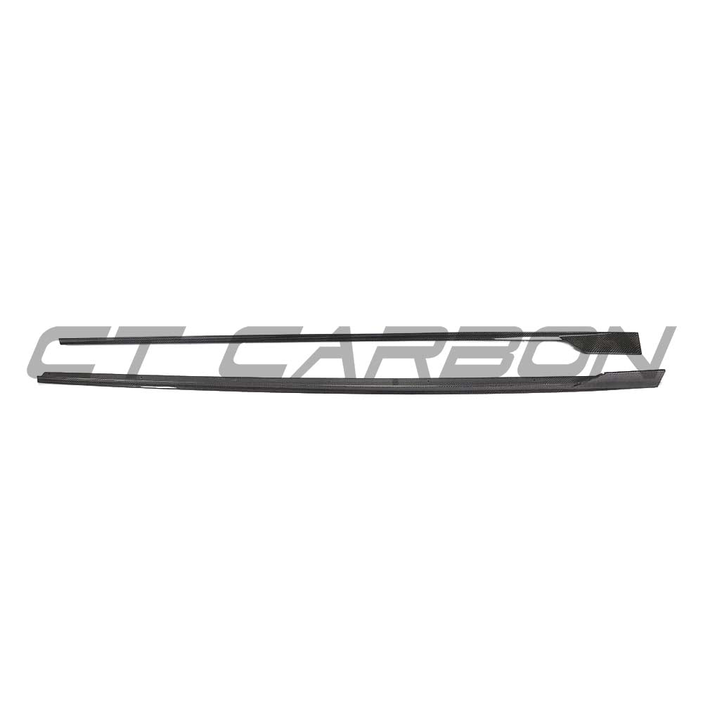 AUDI A3/S3/RS3 8V SALOON CARBON FIBRE SIDE SKIRTS V2
