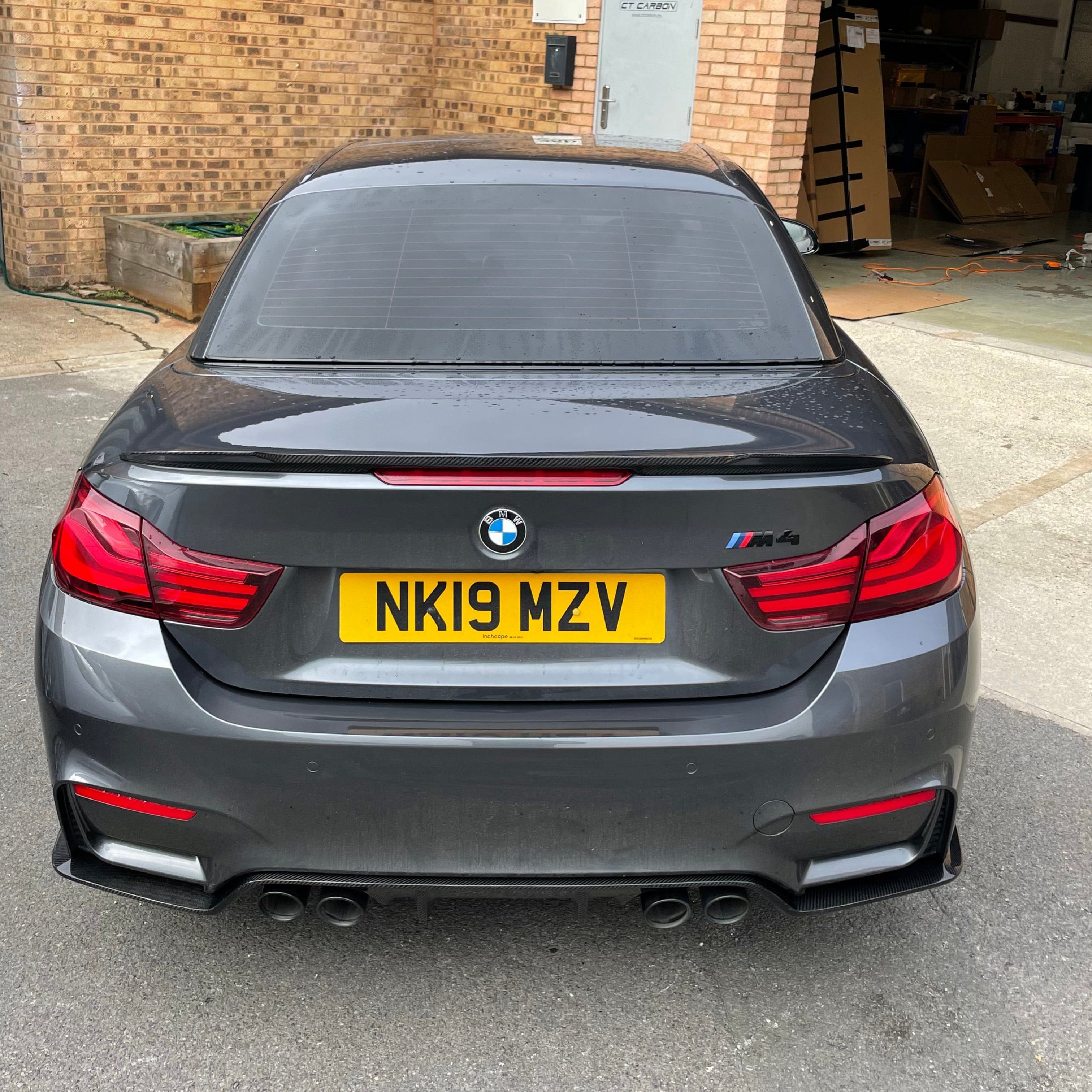 BMW M4 F83 & F33 4 SERIES CARBON FIBRE SPOILER - V2
