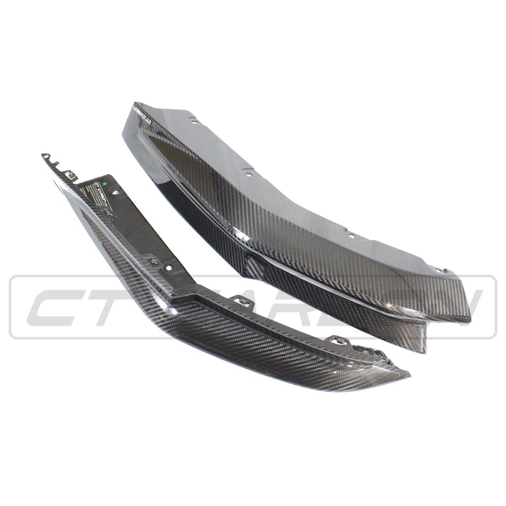 BMW G82/G83 M4 2021+ CARBON FIBRE REAR BUMPER CORNERS - V2