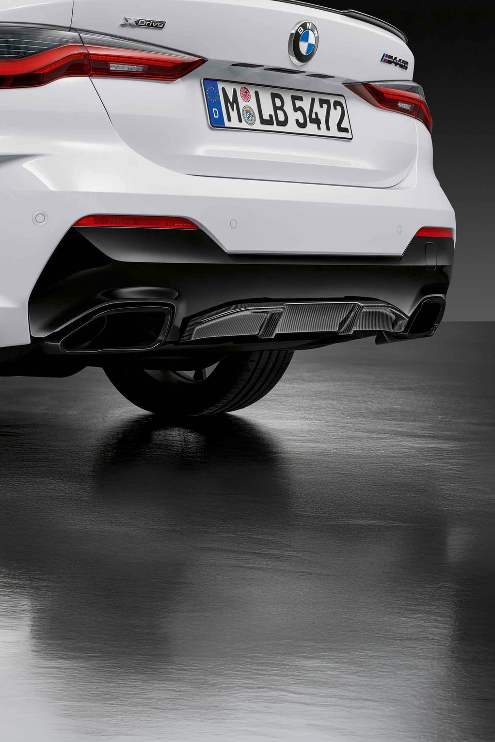 BMW 4 Series G22 M Performance Carbon Rear Diffuser