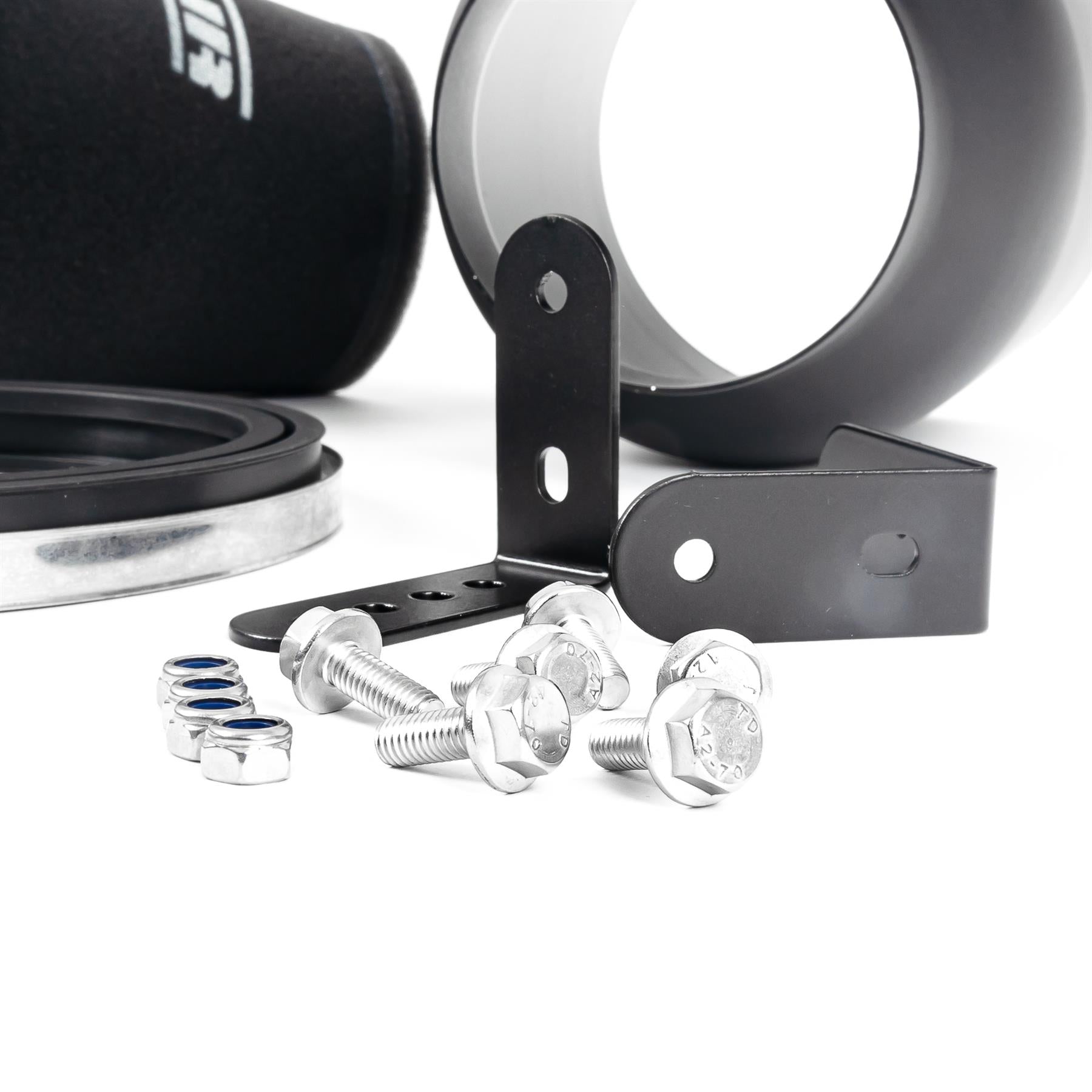 ProMax Large Universal Foam 80mm Alloy Neck Air Filter in Enclosed Airbox