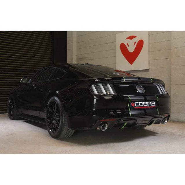 Ford Mustang 2.3 EcoBoost Convertible (2018>) 2.5" Venom Box Delete Axle Back Performance Exhaust
