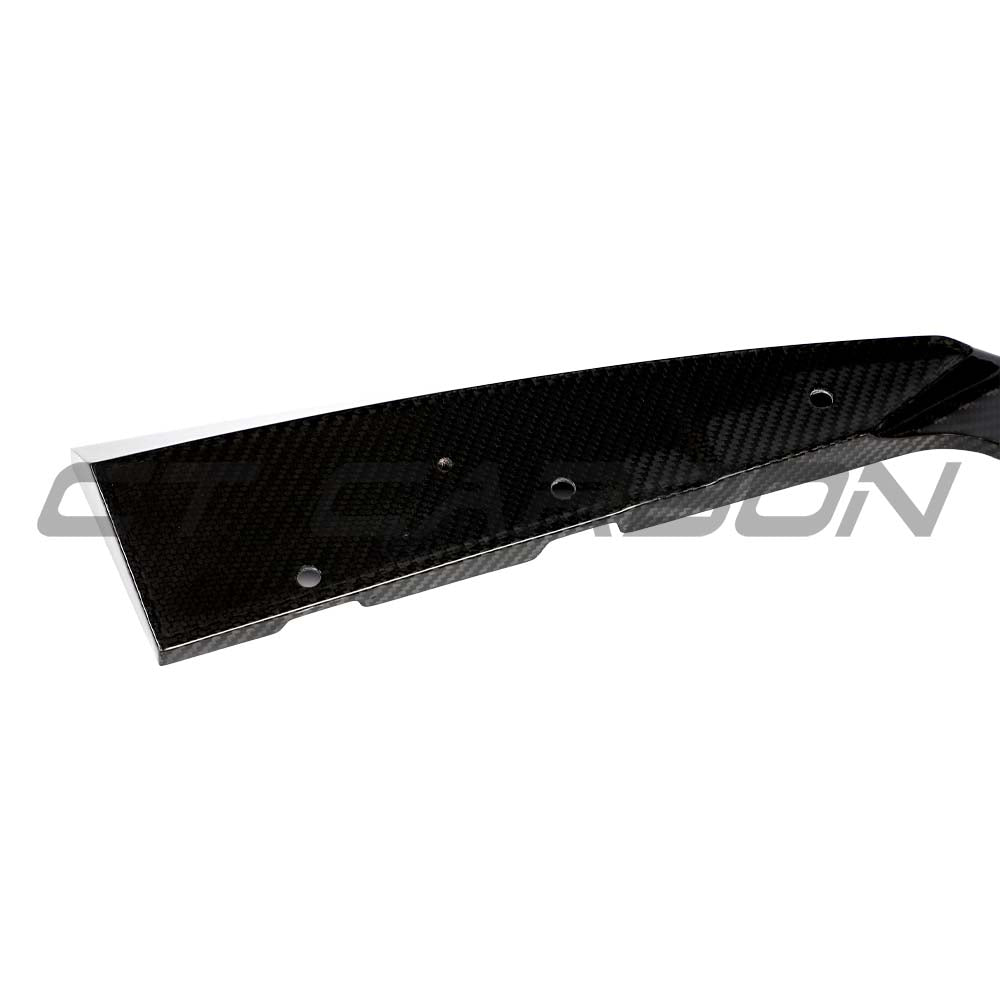 BMW F95 X5M 2019+ DRY CARBON FIBRE REAR BUMPER CORNERS - V1