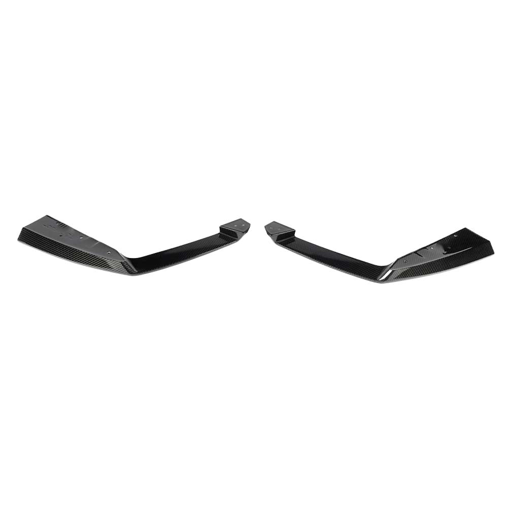 BMW F95 X5M 2019+ DRY CARBON FIBRE REAR BUMPER CORNERS - V1