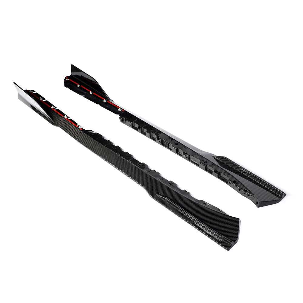 LAMBORGHINI REVUELTO CARBON FIBRE SIDE SKIRTS - CT DESIGN