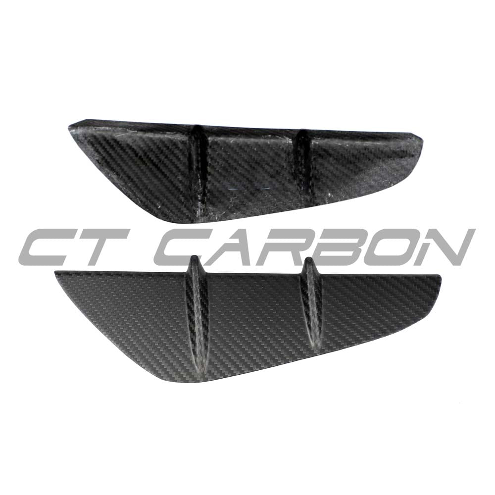 AUDI RSQ8 2025+ FACELIFT MATTE CARBON FIBRE FRONT VENT TRIM - CT DESIGN