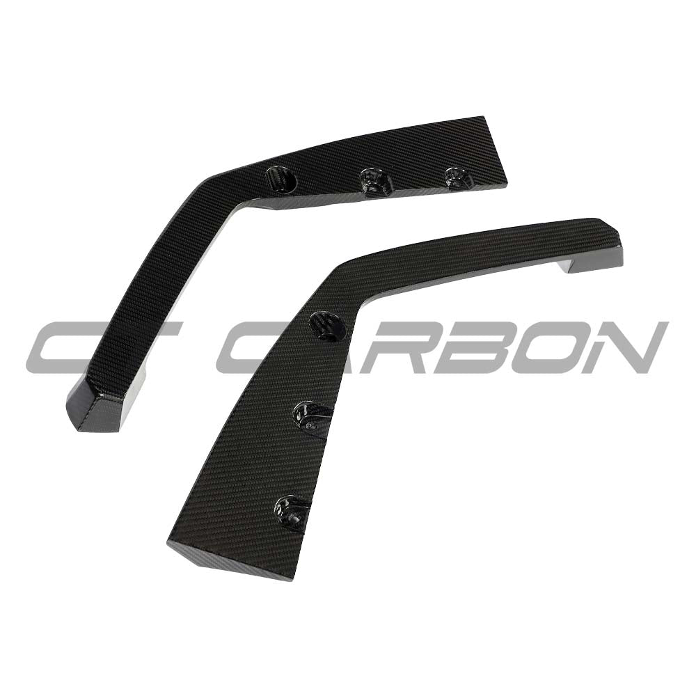 BMW F95 X5M 2019+ DRY CARBON FIBRE REAR BUMPER CORNERS - V1
