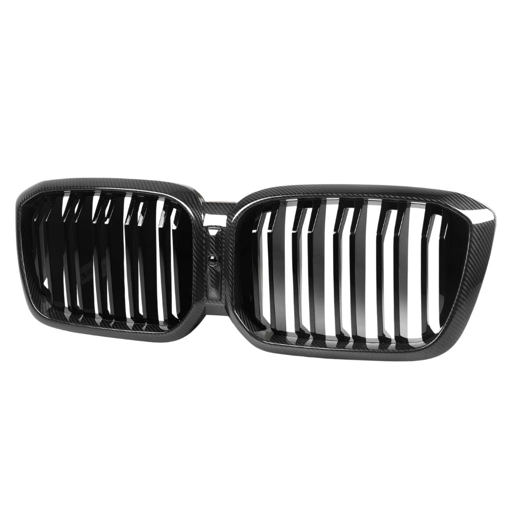 BMW G01/F97 X3/X3M & G02/F98 X4/X4M LCI 2022-2024 DOUBLE SLAT CARBON FIBRE GRILLE