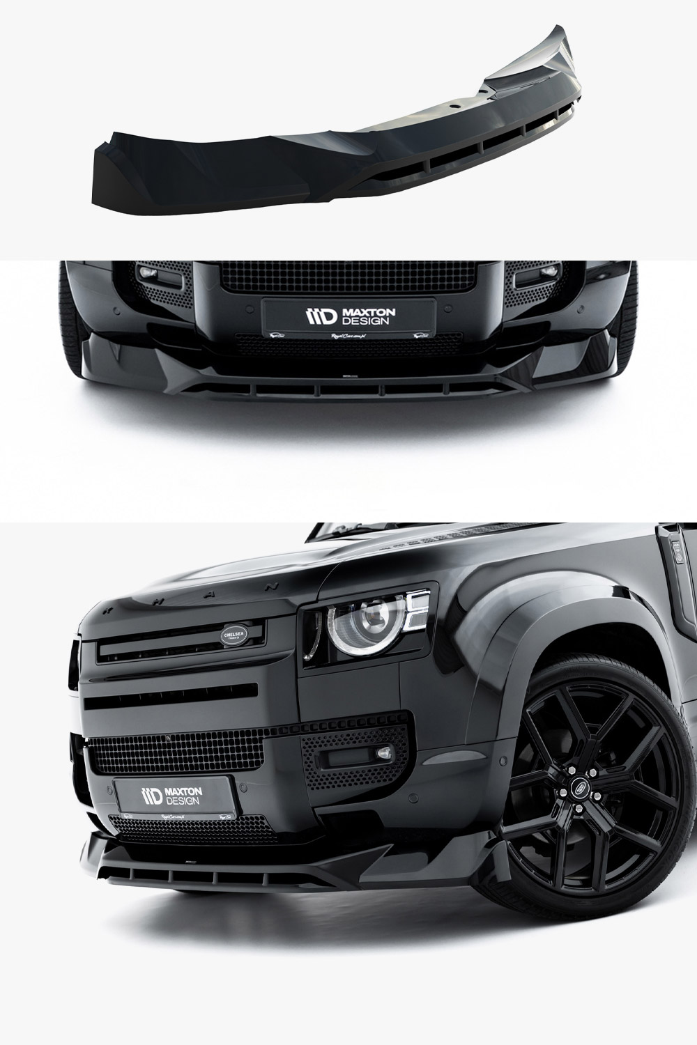 Land Rover Defender Maxton Design Front Splitter