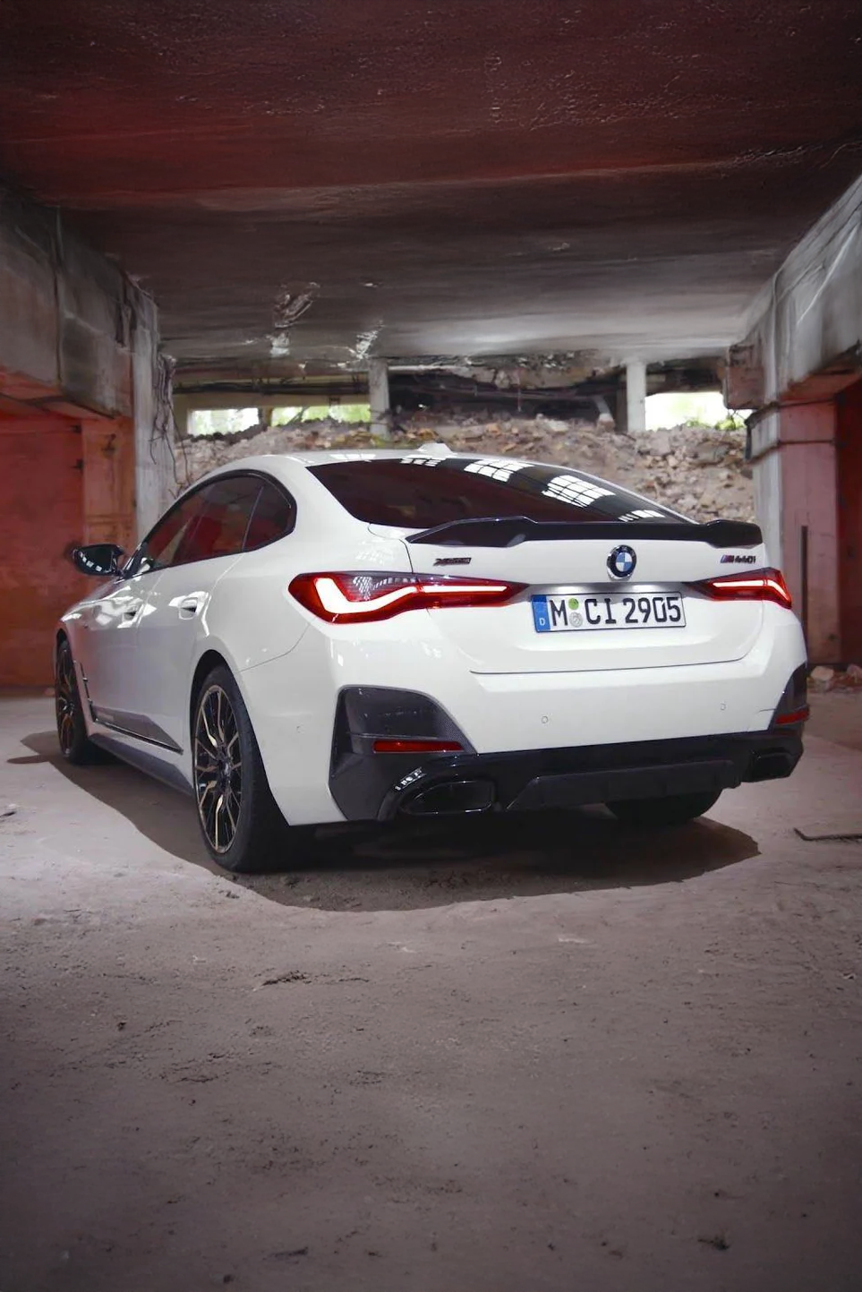 BMW 4 Series Gran Coupe G26 M Performance Carbon Rear Diffuser