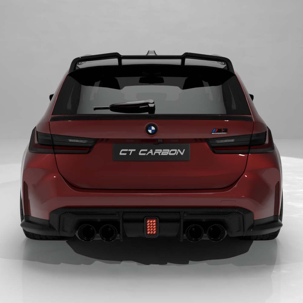 BMW G81 M3 & G21 3 SERIES TOURING 2018+ CARBON FIBRE ROOF SPOILER - V4 - CT DESIGN