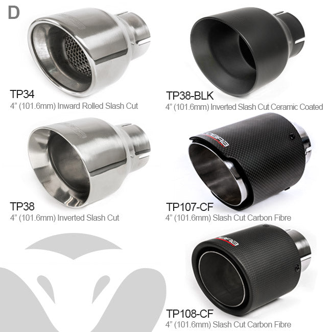 Ford Mustang 5.0 V8 GT Fastback (2015-18) 2.5" Cat Back Performance Exhaust