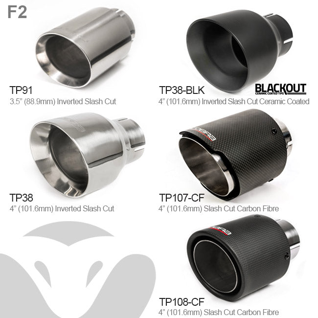 Mini (Mk3) JCW (F56 LCI 2) Facelift 3" Race GPF Back Performance Exhaust