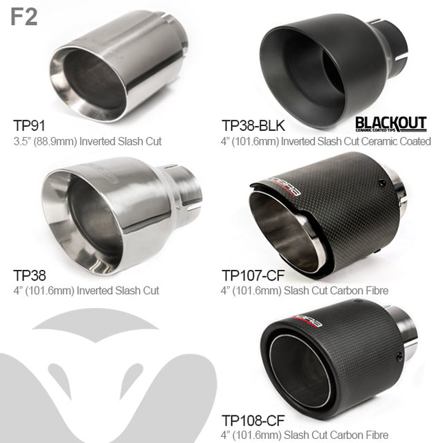 Mini (Mk3) JCW (F56 LCI) Facelift 3" Valved GPF Back Performance Exhaust