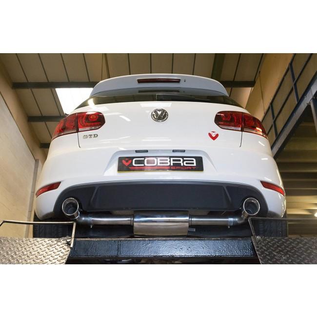 VW Golf GTD (Mk6) 2.0 TDI (5K) (09-13) GTI Style Cat Back Performance Exhaust