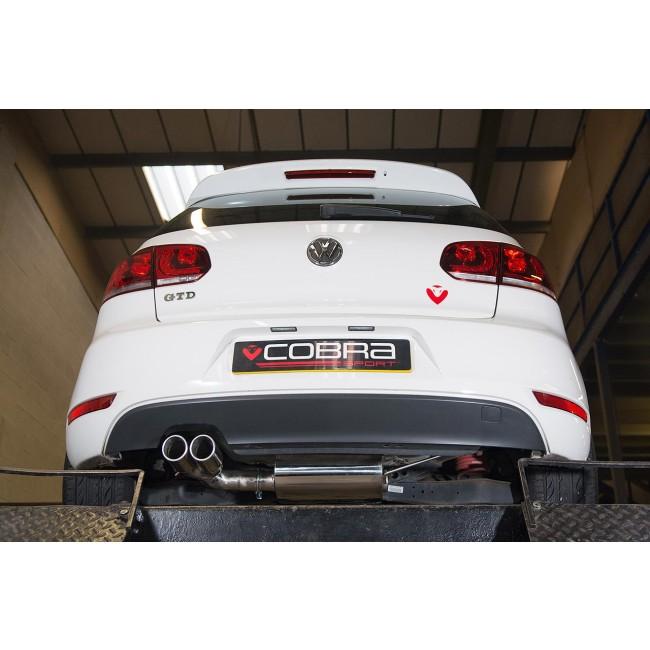 VW Golf GTD (Mk6) 2.0 TDI (5K) (09-13) Cat Back Performance Exhaust