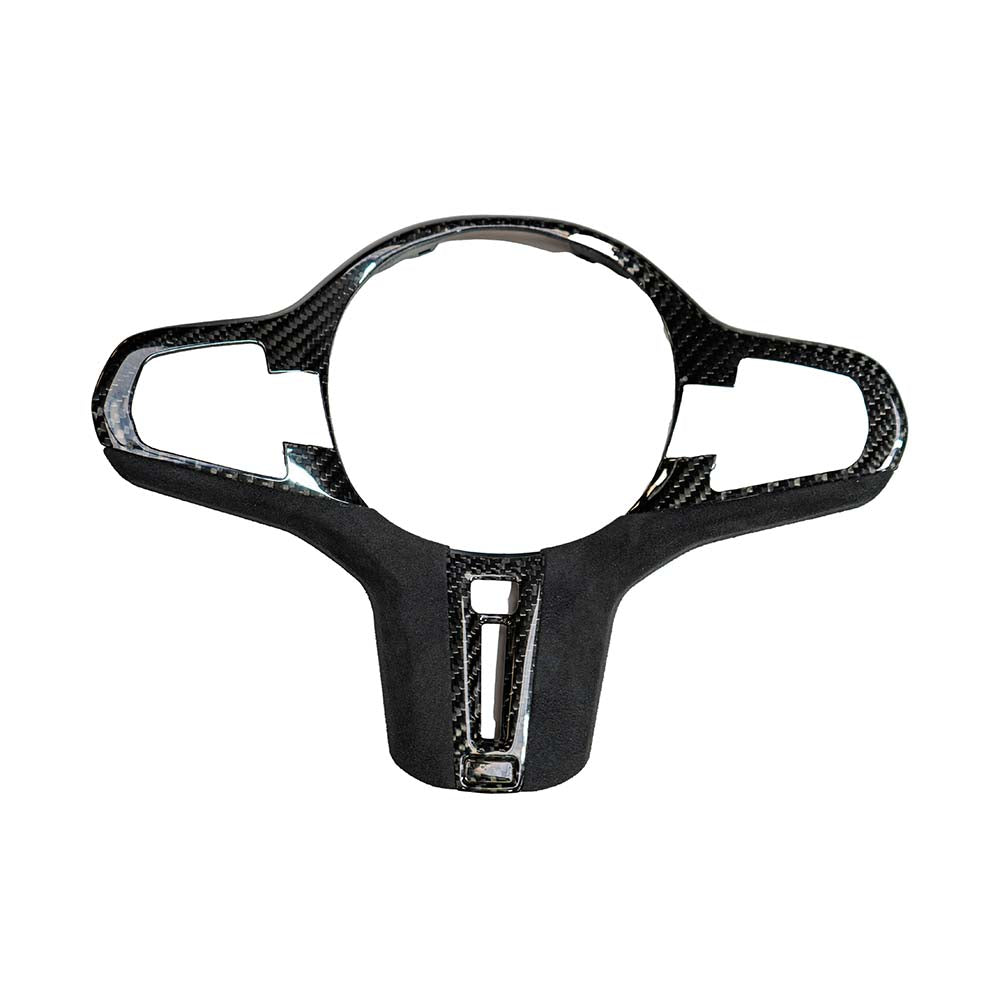 BMW GXX LCI CARBON FIBRE STEERING WHEEL TRIM - HEATING & ACC