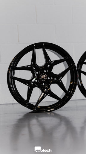 G42 M240i M-W1 20" Gloss Black Motech Wheel