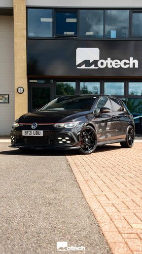 VW Golf MK8 GTI/R M-W1 19" Gloss Black Motech Wheel