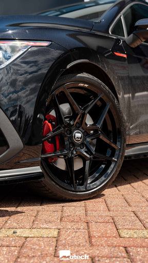 VW Golf MK8 GTI/R M-W1 19" Gloss Black Motech Wheel