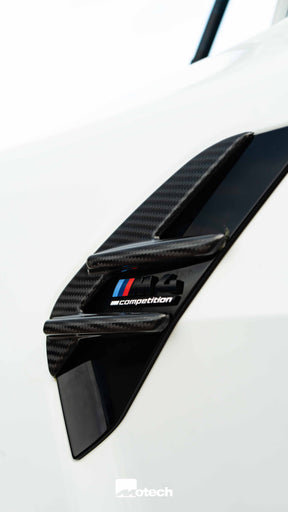 BMW G8X M3/M4 Carbon Fender badge cover