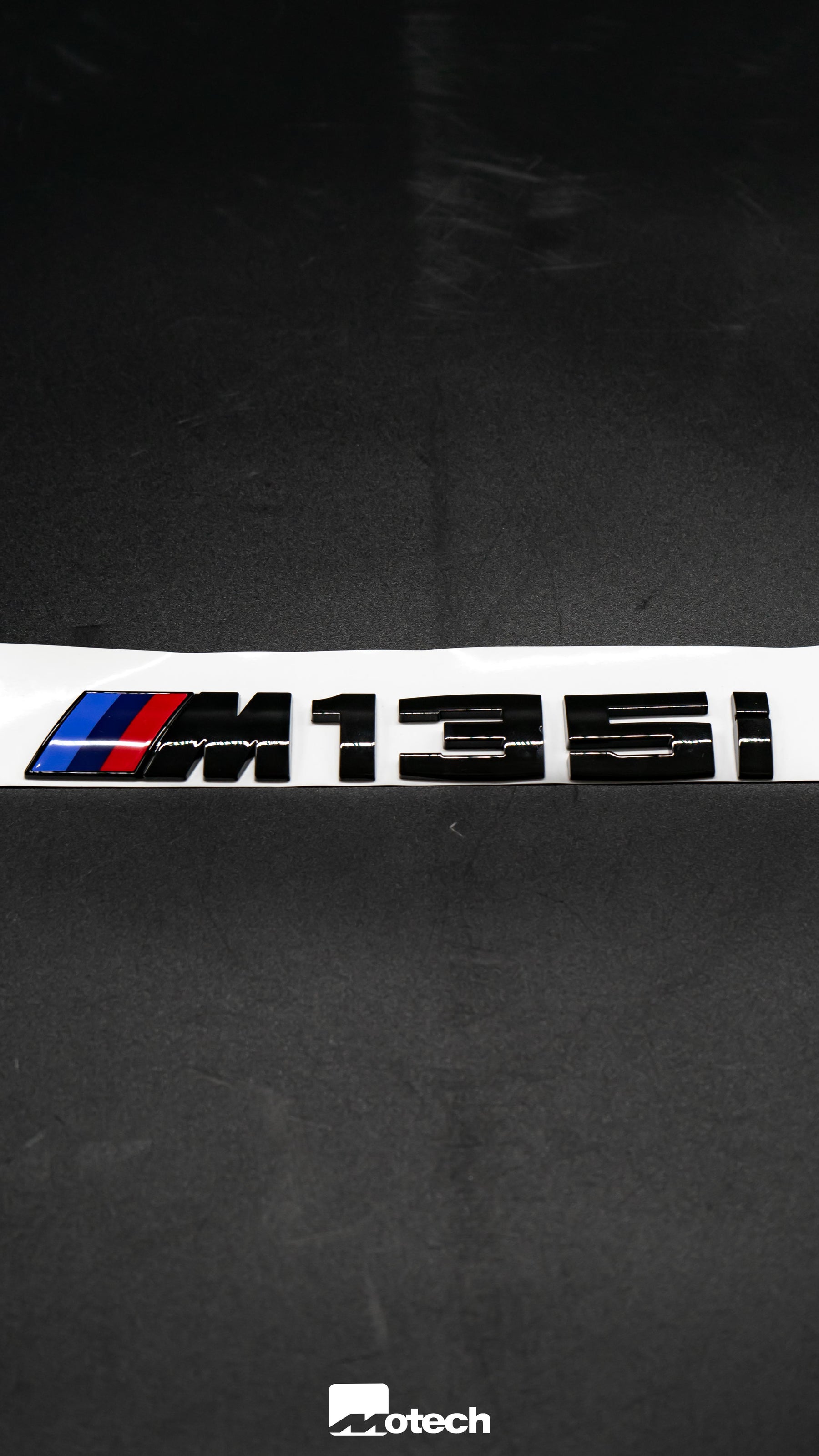 BMW Genuine Gloss Black M135i Badge