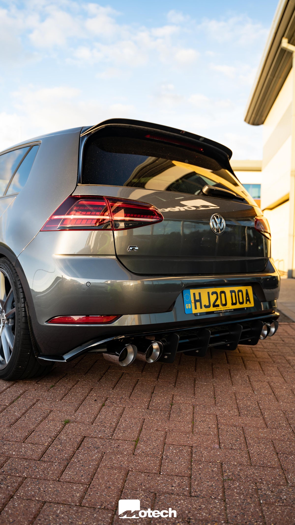 VW Golf R MK 7.5 Remus Exhaust also cars with GPF